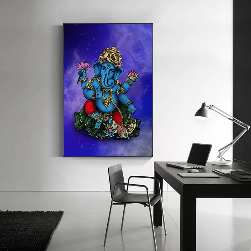 Elephant God Wall Art