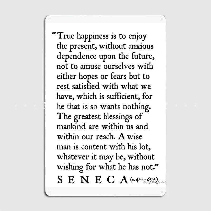 Seneca-True-Happiness-Wisdom-Poster