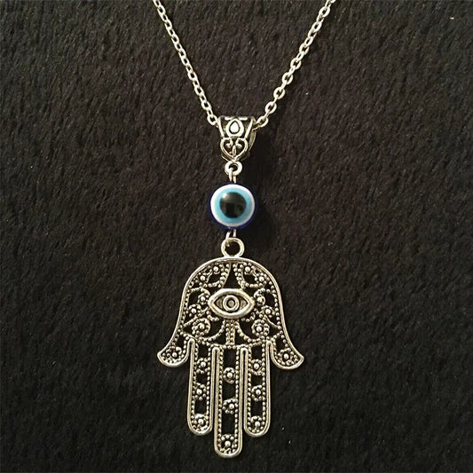 Spiritual Hamsa Hand Necklace Pendant