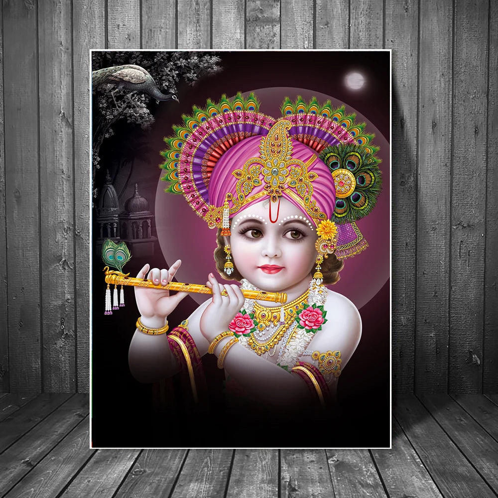 Bal-Krishna-Baby-God-Artwork