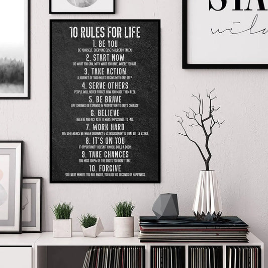 Motivational Poster - Office Decor Canvas Print