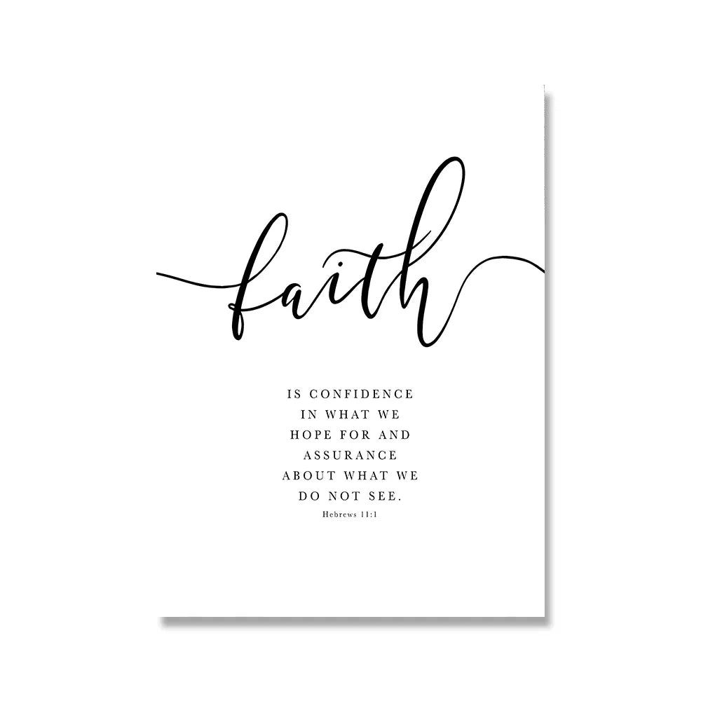 Christian Quotes Canvas Painting