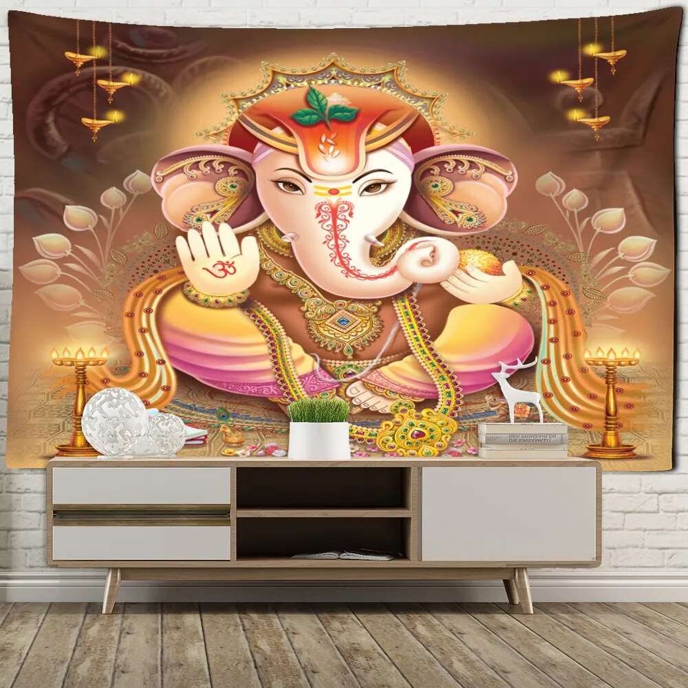 Vibrant Elephant Wall Hanging