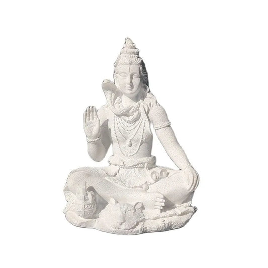 Hinduism-Shiva-Statue-Sandstone-Yoga-Meditation