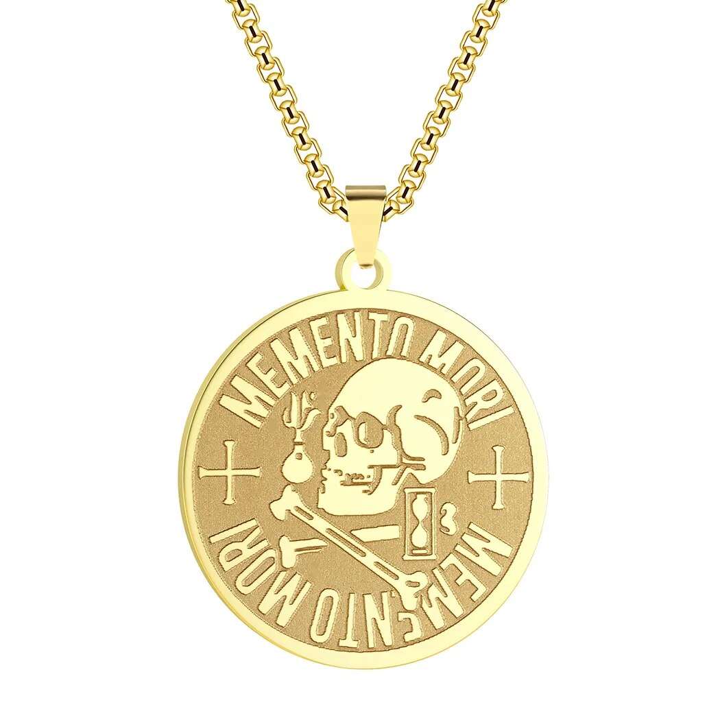 Gold Pendant with Stoic Inspirations