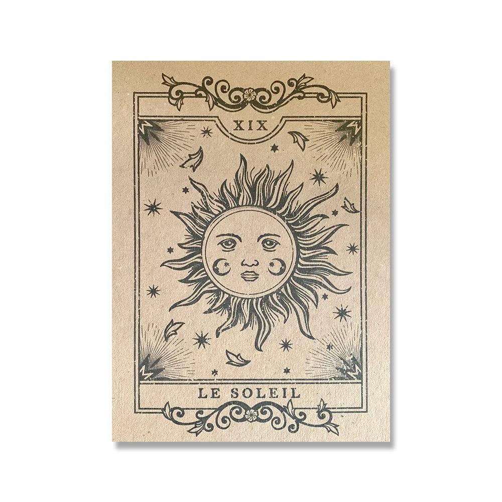 Sun and Moon Spiritual Canvas Print