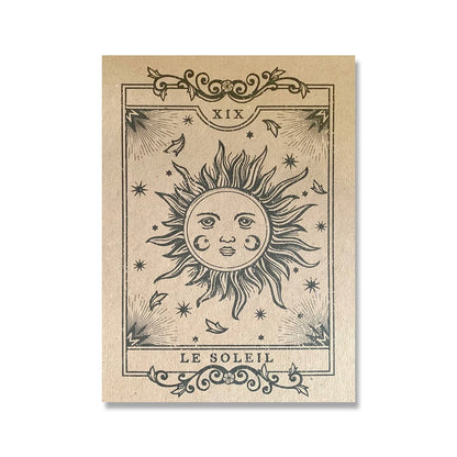 Sun and Moon Spiritual Canvas Print