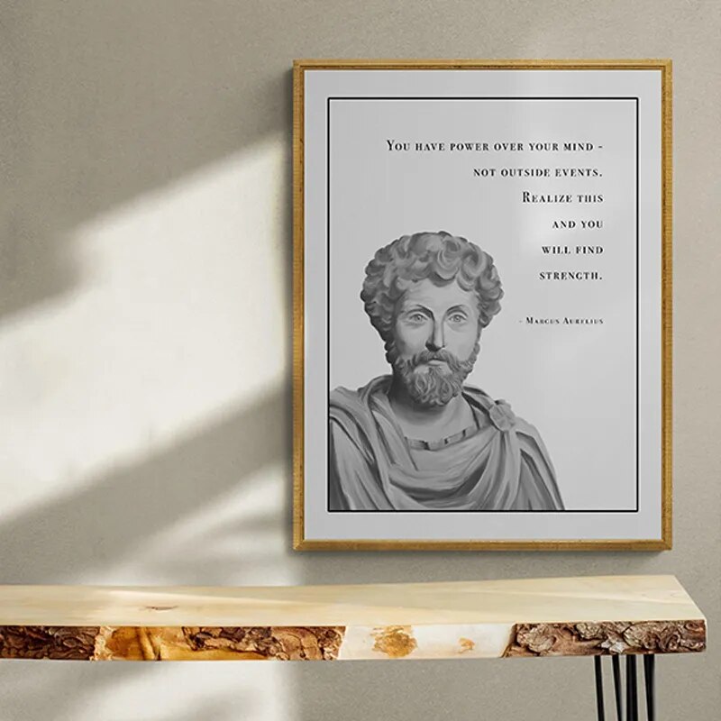 Stoic Artwork Posters - Frameless Home Decor for Living Room