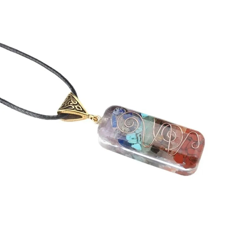 Retro Reiki Pendant for Positive Energy