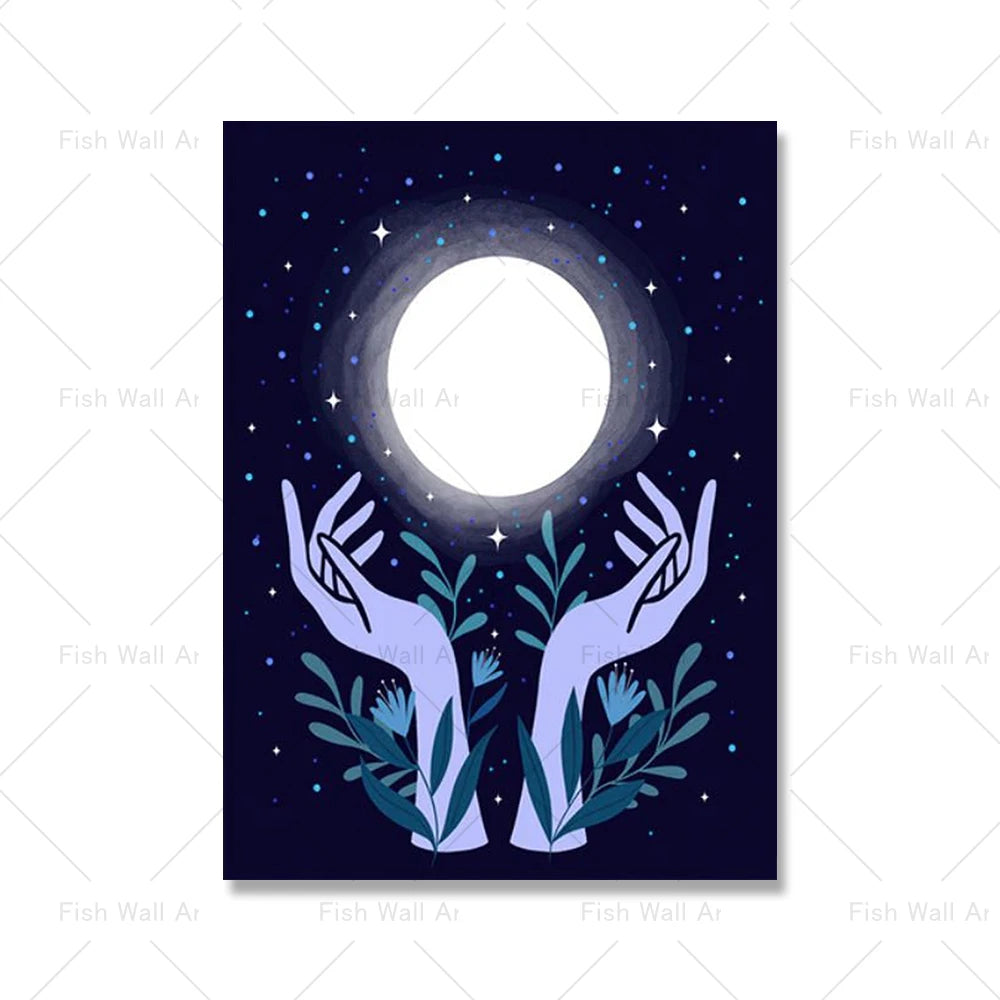 Moon Goddess Living Room Art