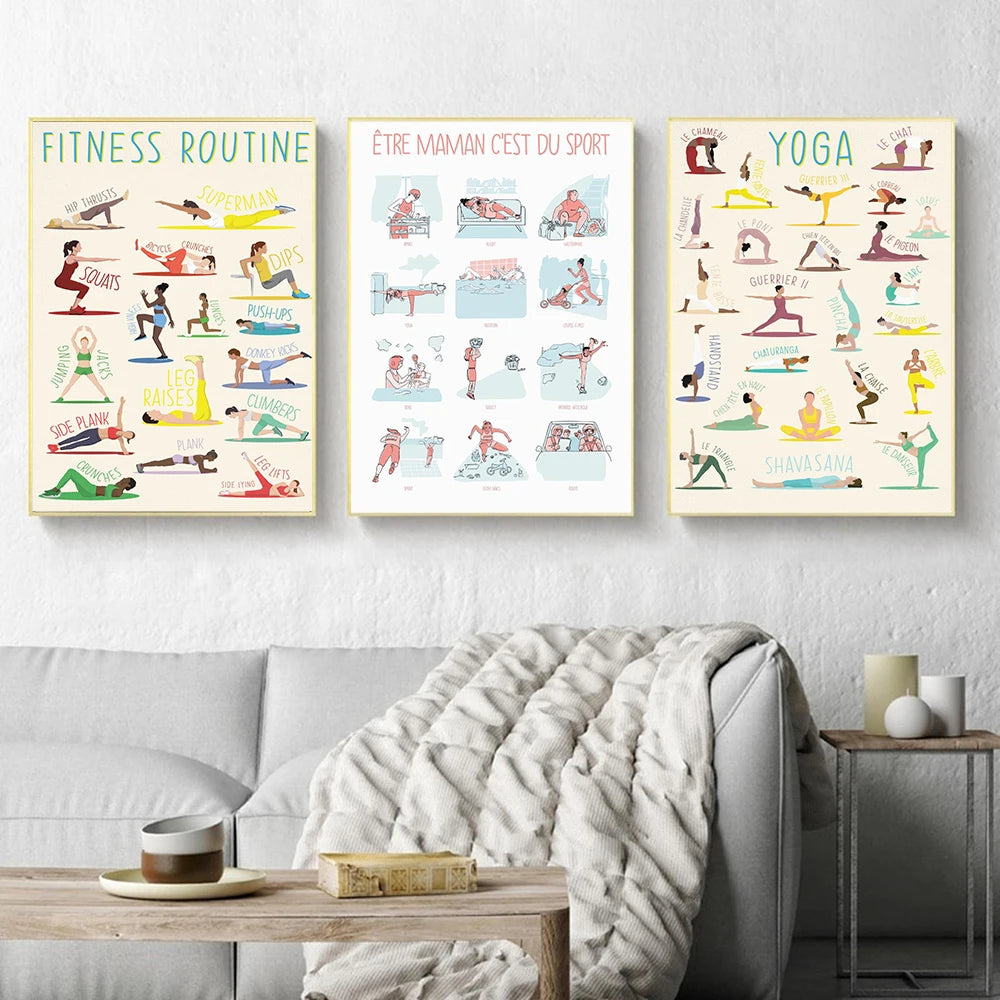 Mindful Fitness Art Print