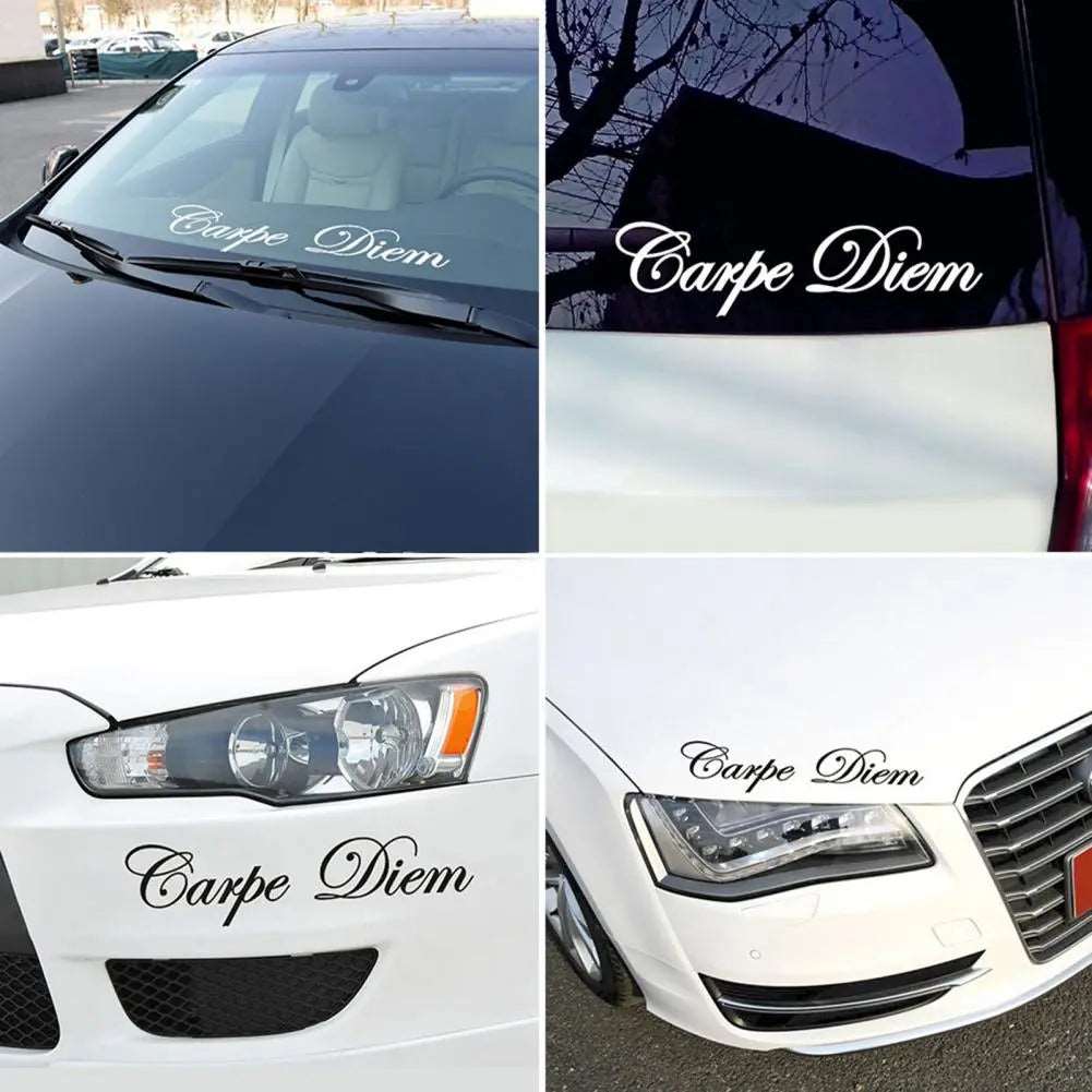 Carpe Diem Letters Car Sticker Decals