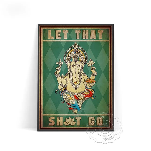 Indian Elephant God Ganesha Art Print