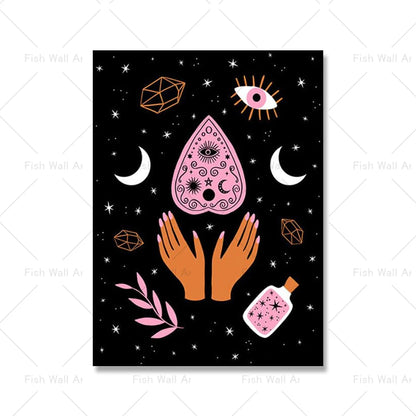 Serene Moon Goddess Canvas