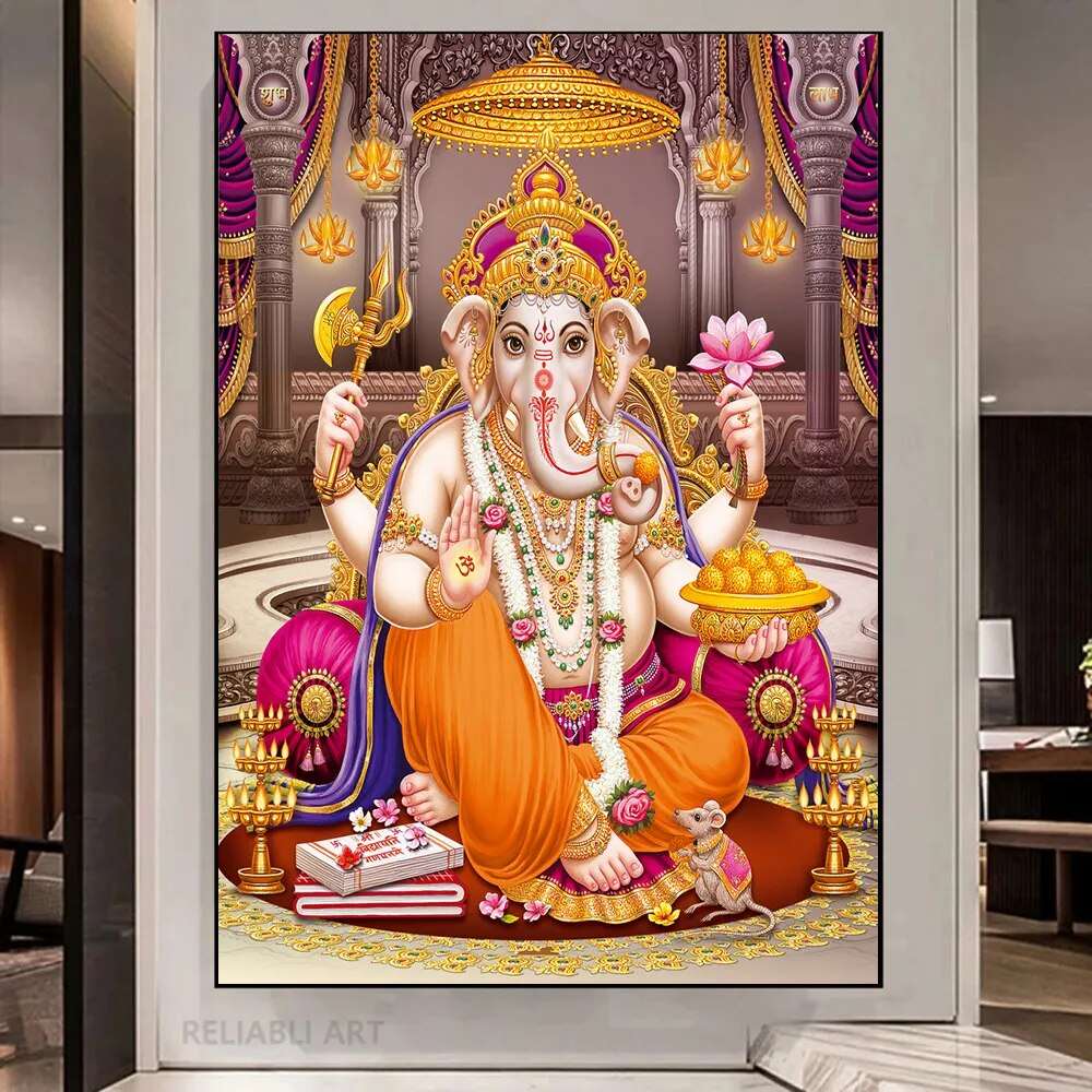 High-Quality Ganesha Painting