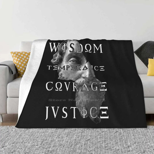 Stoic Wisdom Warm and Cozy Blanket