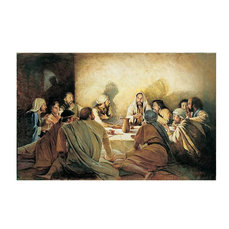 Spiritual Home Decor - Retro Christian Canvas Poster