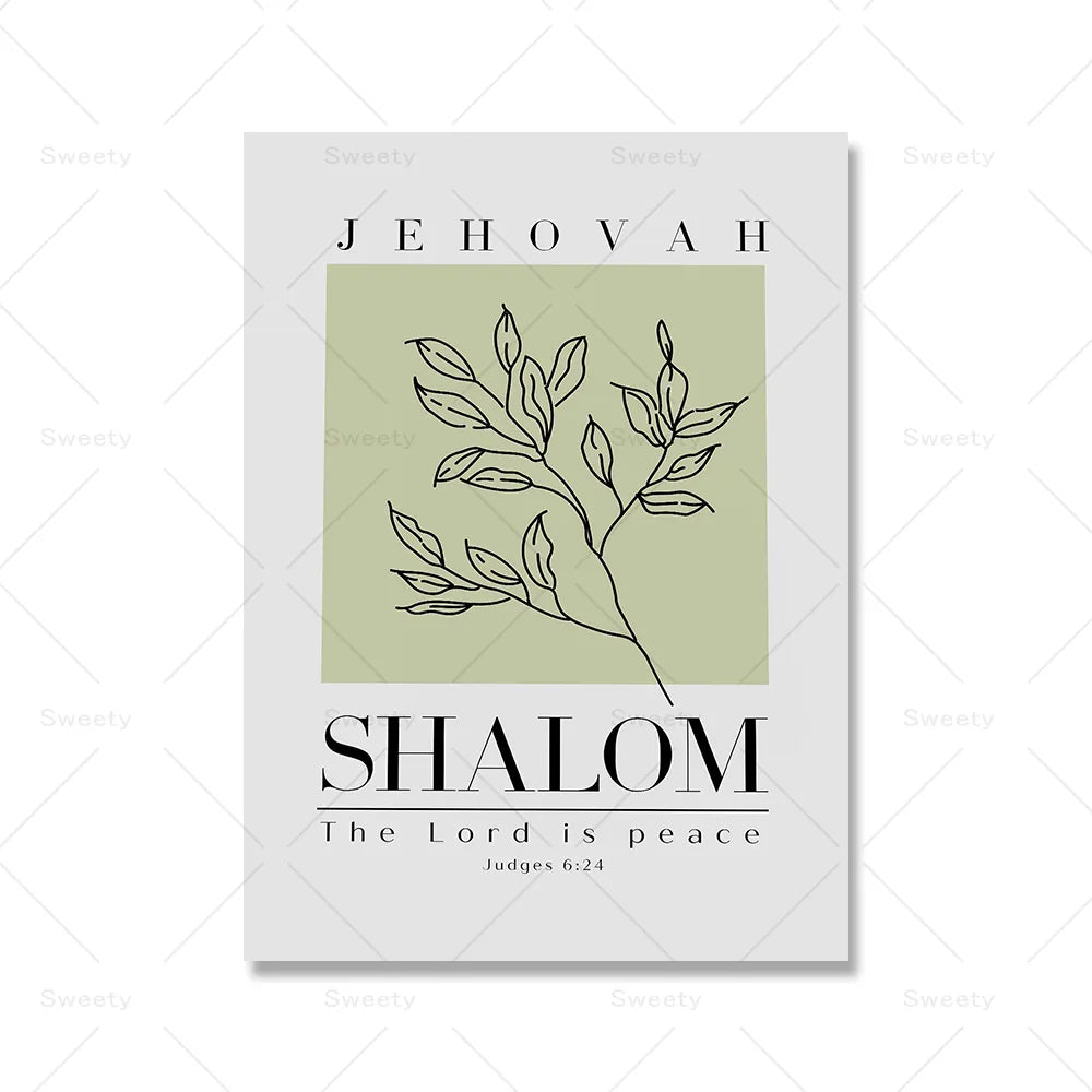 Tranquil Christian Canvas Poster