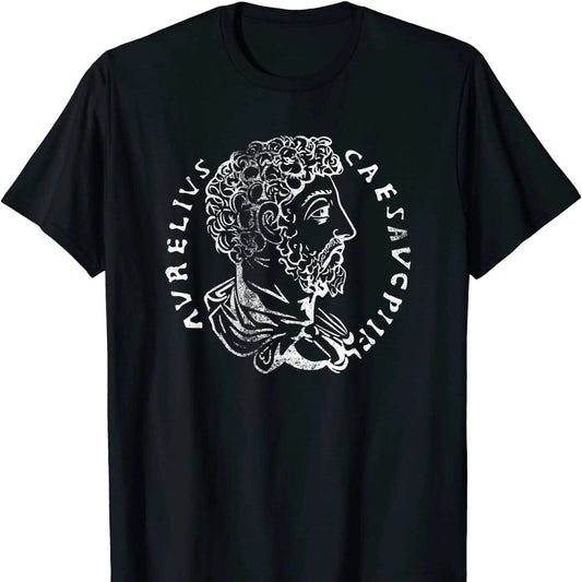 Marcus Aurelius Stoic Roman Coin T-Shirt