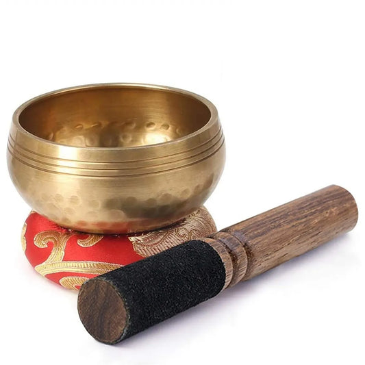 Tibetan Singing Bowl Set in Meditative Setting