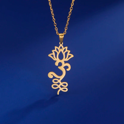 Sanskrit Symbol Necklace for Women