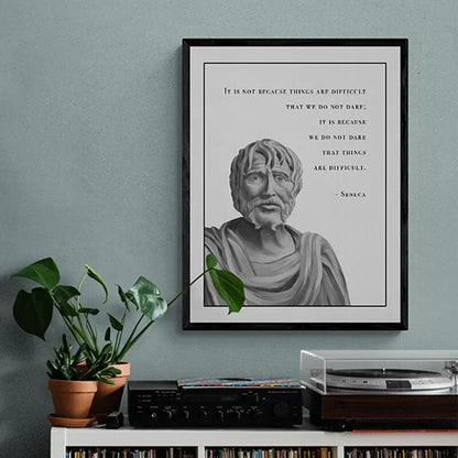 Stoic Artwork Posters - Frameless Home Decor for Living Room